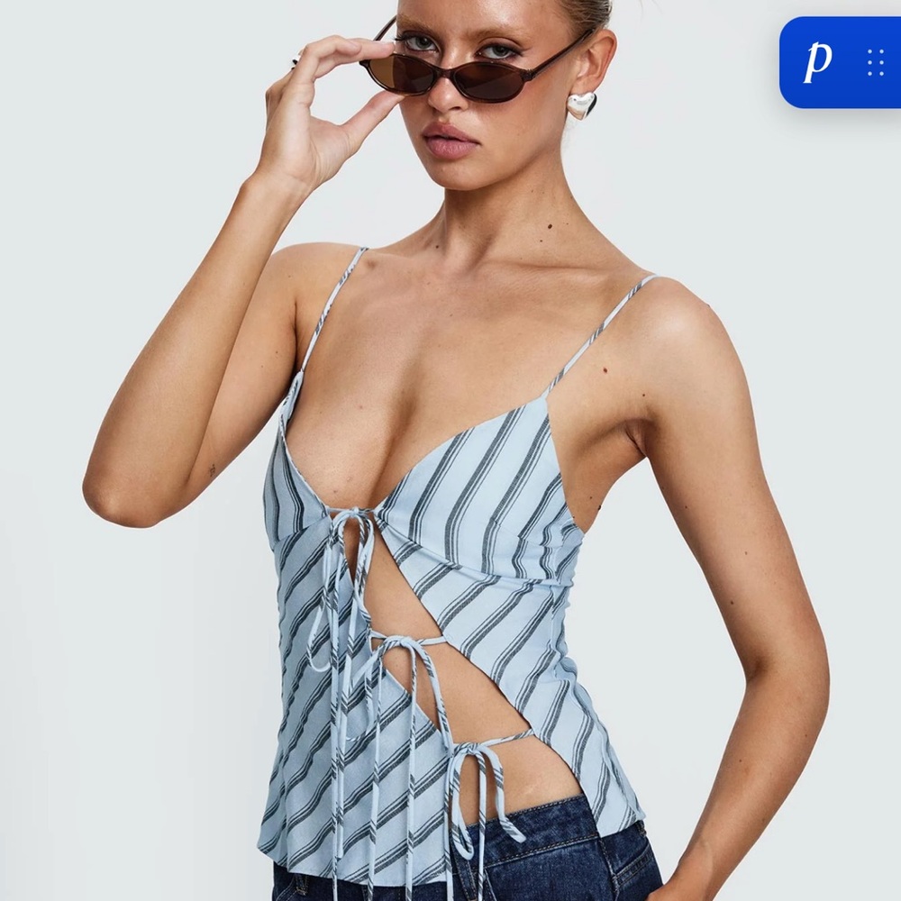 Lioness White Strappy Top